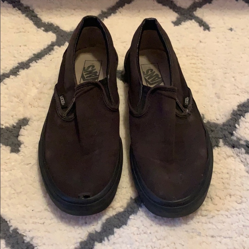 Black Slip on Vans